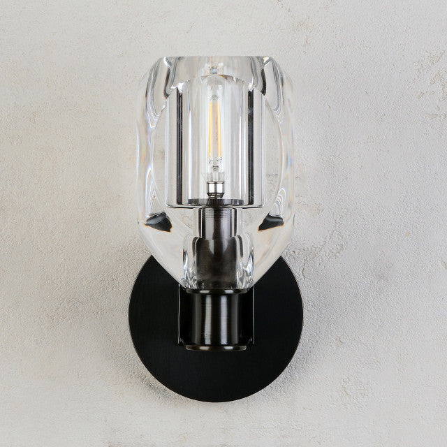 Charles Crystal Wall Sconce Brass
