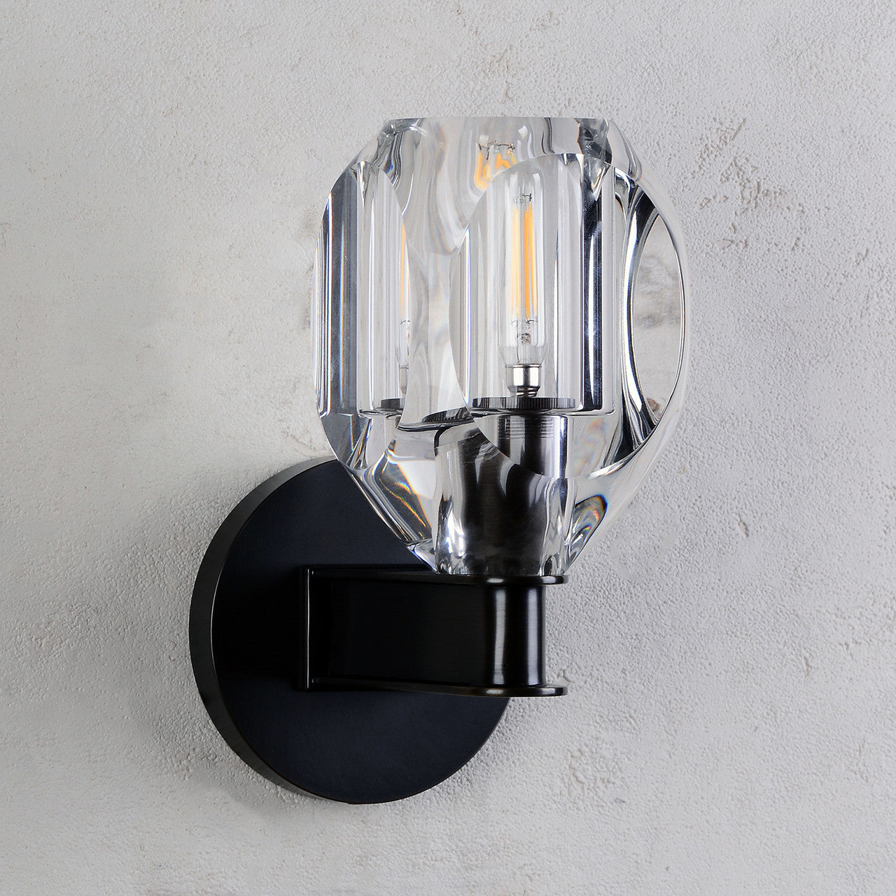 Charles Crystal Wall Sconce Brass