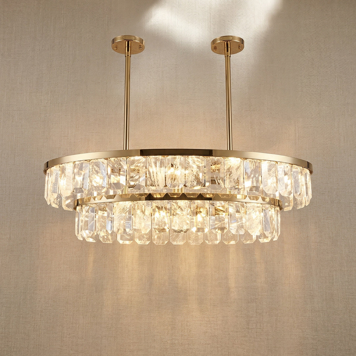 Selene Linear Crystal Chandelier