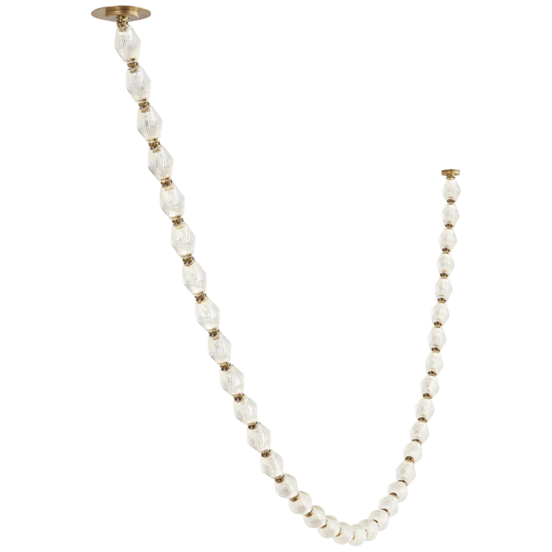 Collier Glass Pendant Lamp 115.1"H