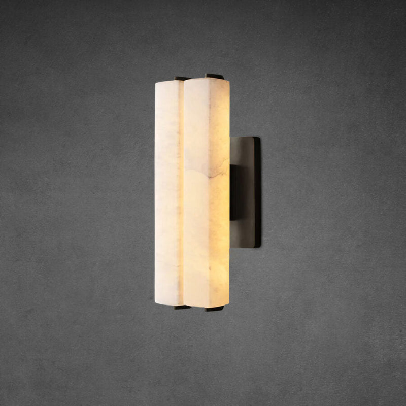 Aurivox Alabaster Double Sconce