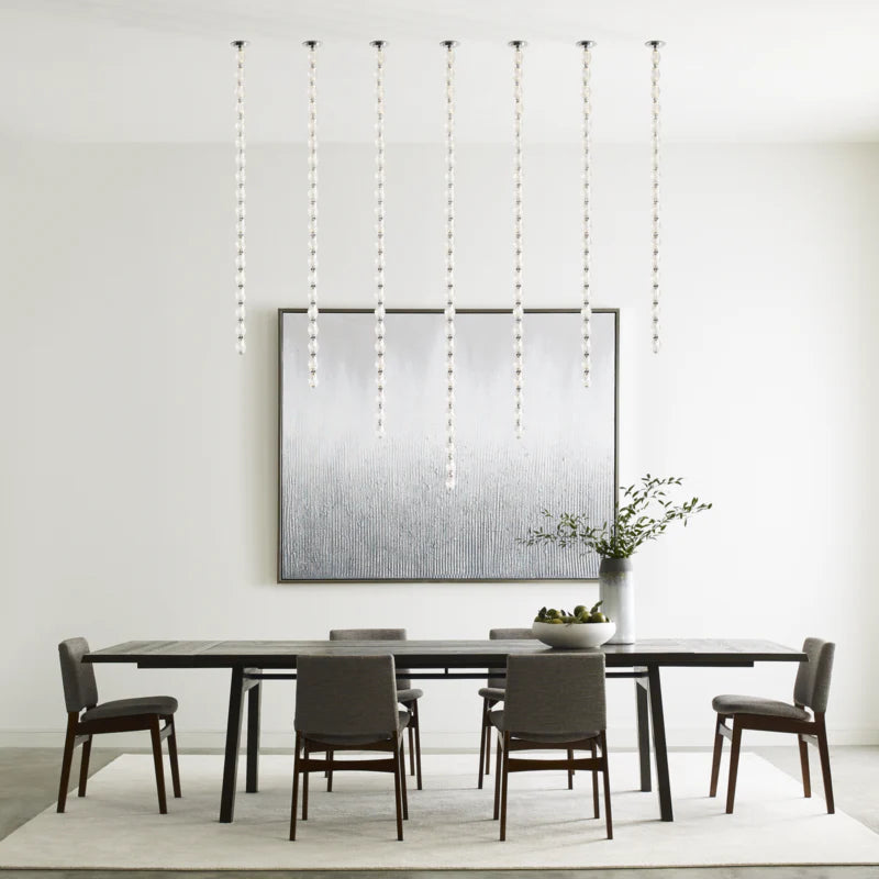 Collier Glass Pendant Lamp 38.9"H