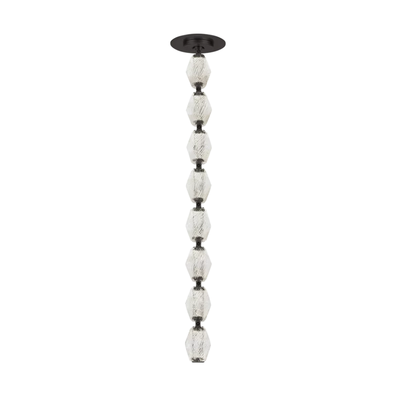Collier Glass Pendant Lamp 26.2"H