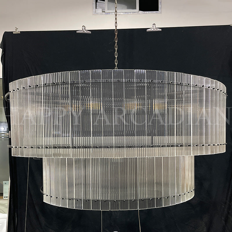 HA Damian TWO-TIER Round Chandelier 48″