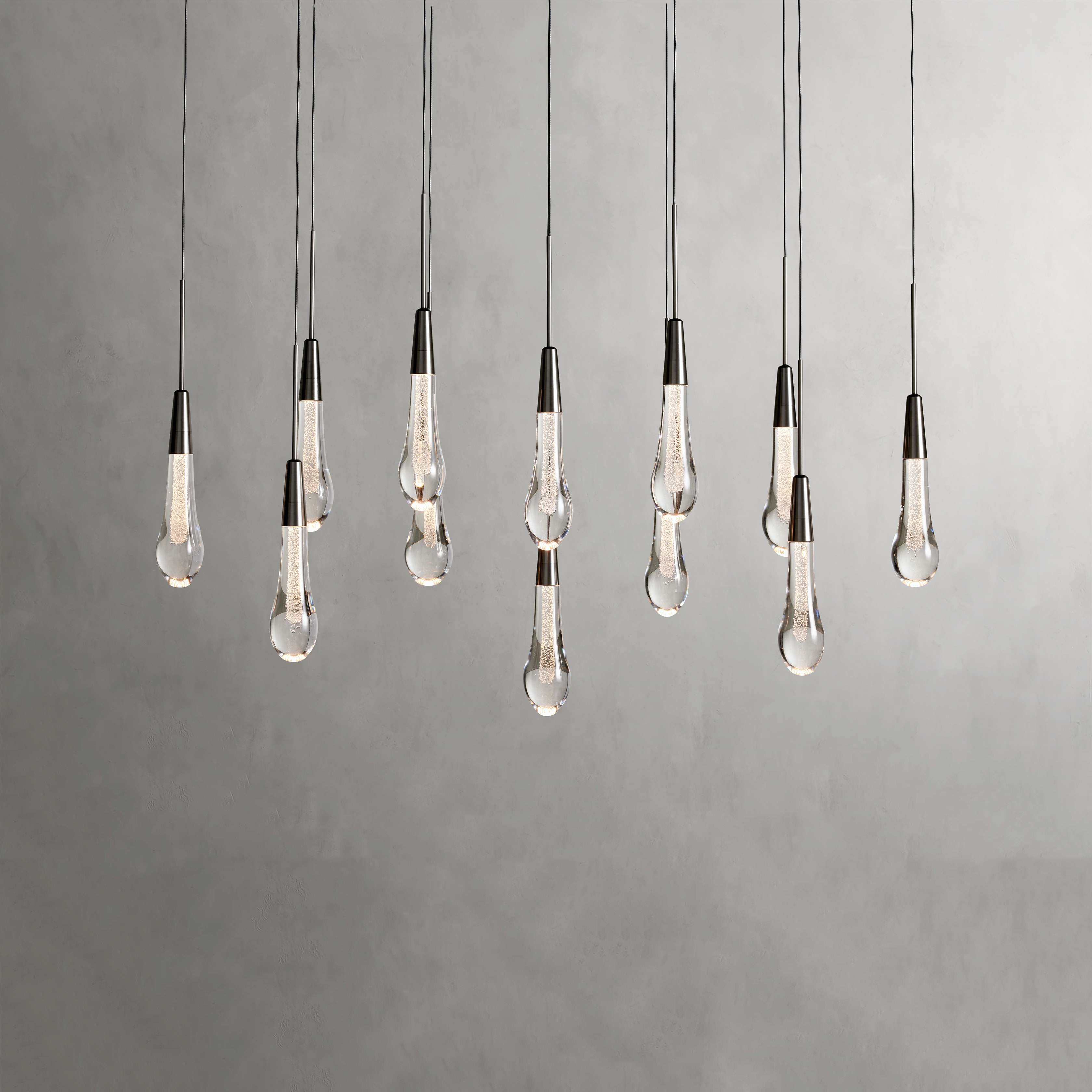 Soltaire Modern 37" Linear Chandelier