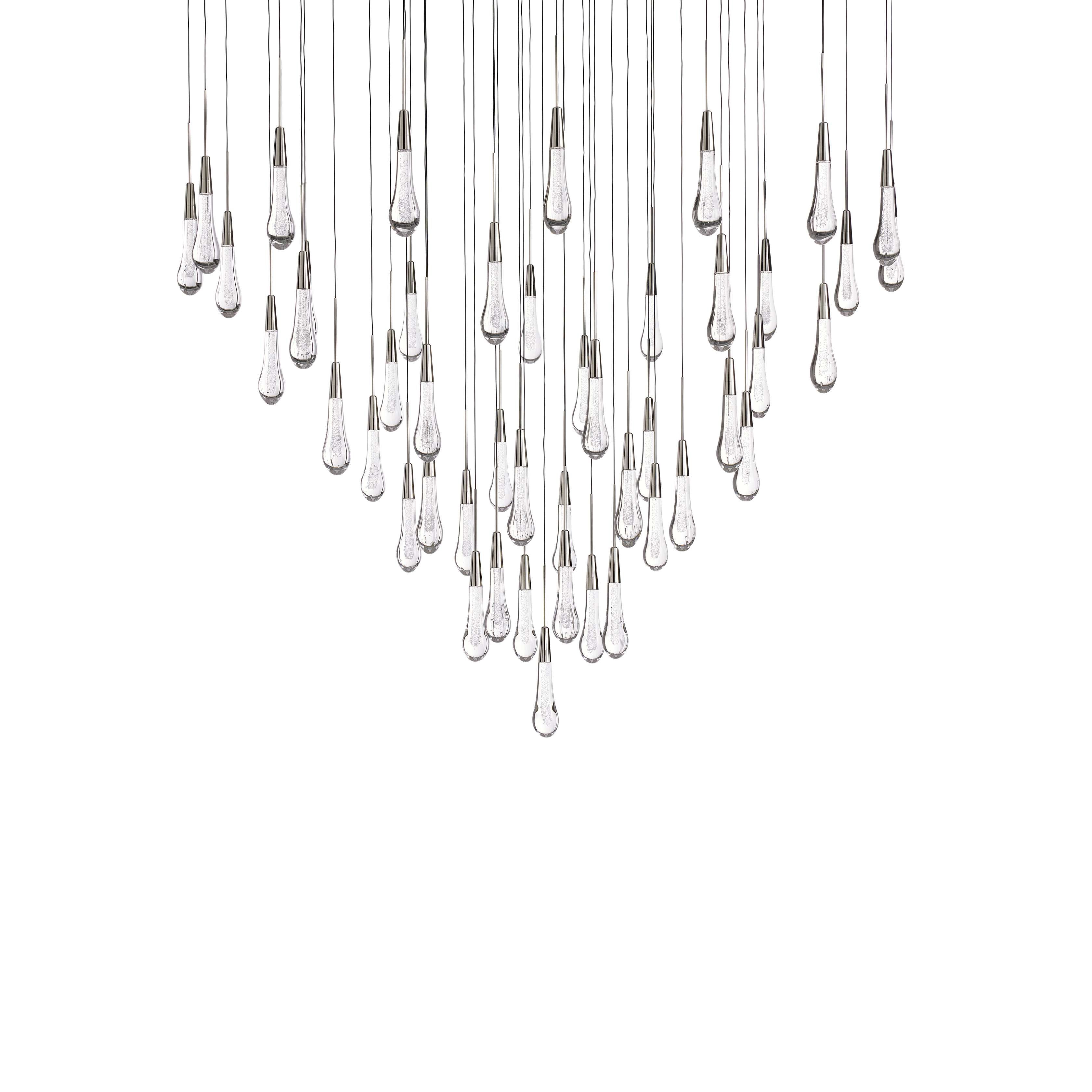 Soltaire Modern Round Chandelier Lighting - 58"W