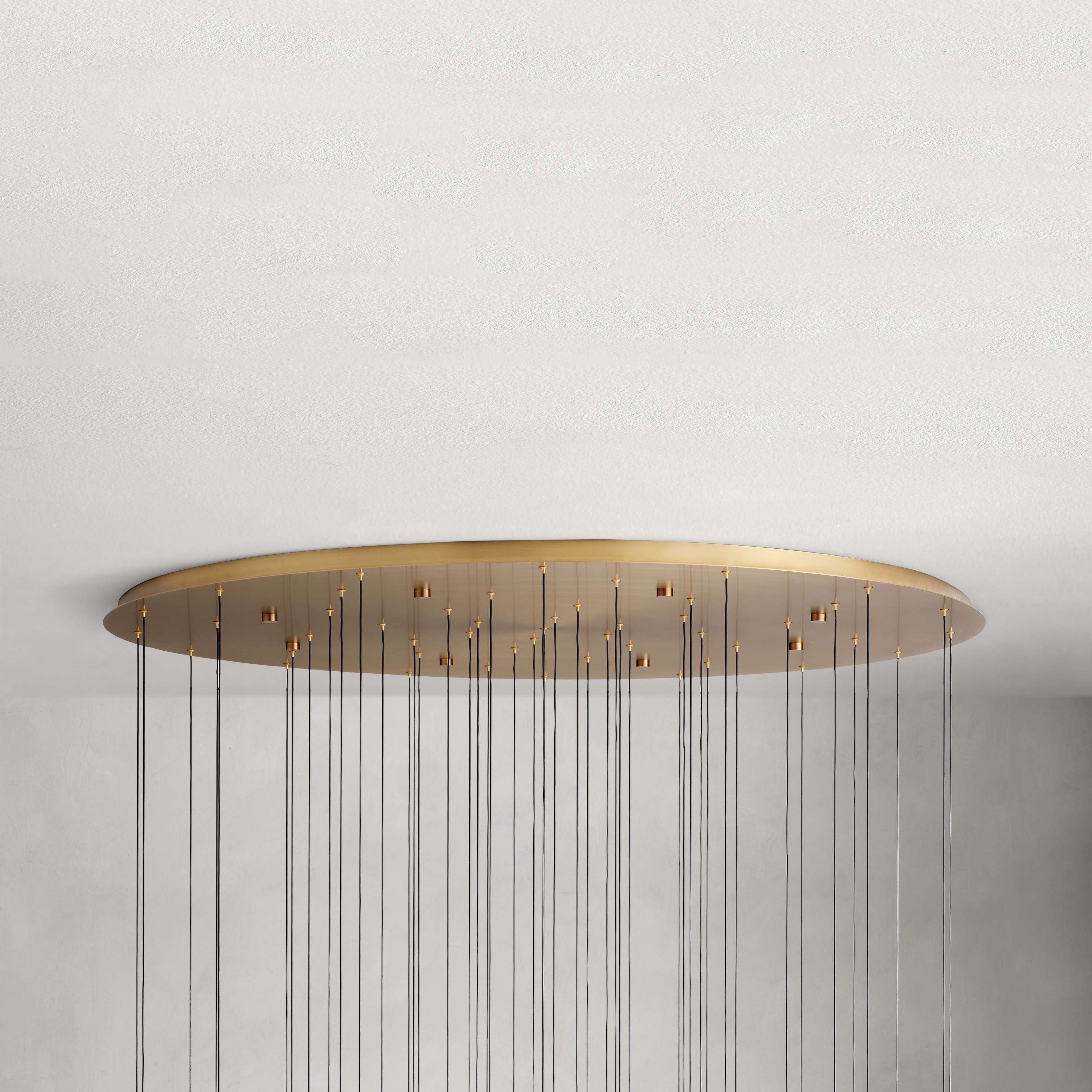 Soltaire Modern Round Chandelier Lighting - 58"W