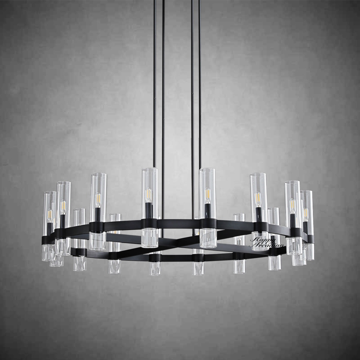 HA Rebecca Round Chandelier 48″, 16-Lights