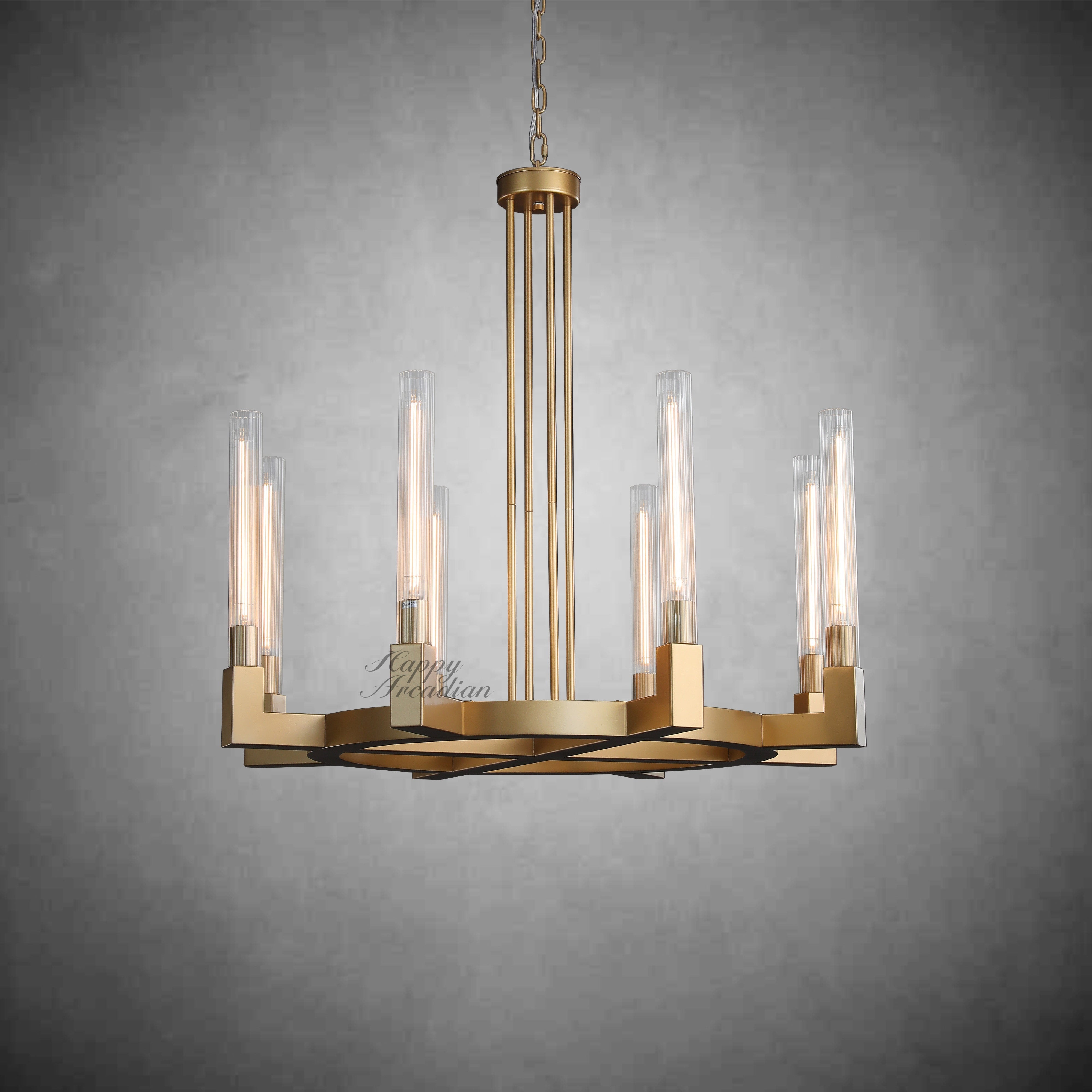 HA Candlestick Round Chandelier 36" 48''60'' 72"