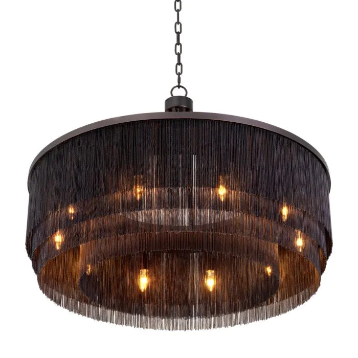 Tissot L - Bronze Highlight Finish Chandelier