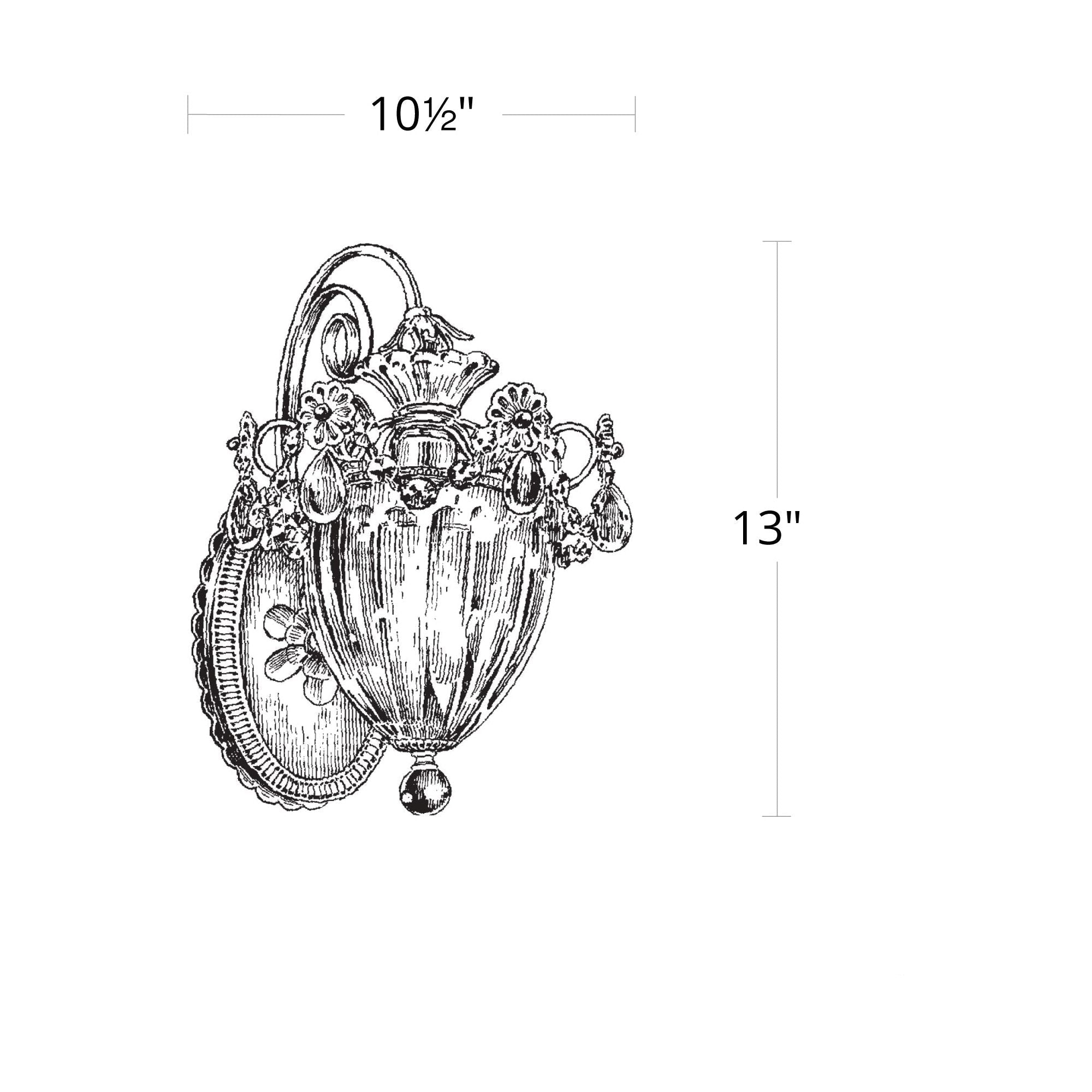 Bagatele 1-Light Wall Sconce