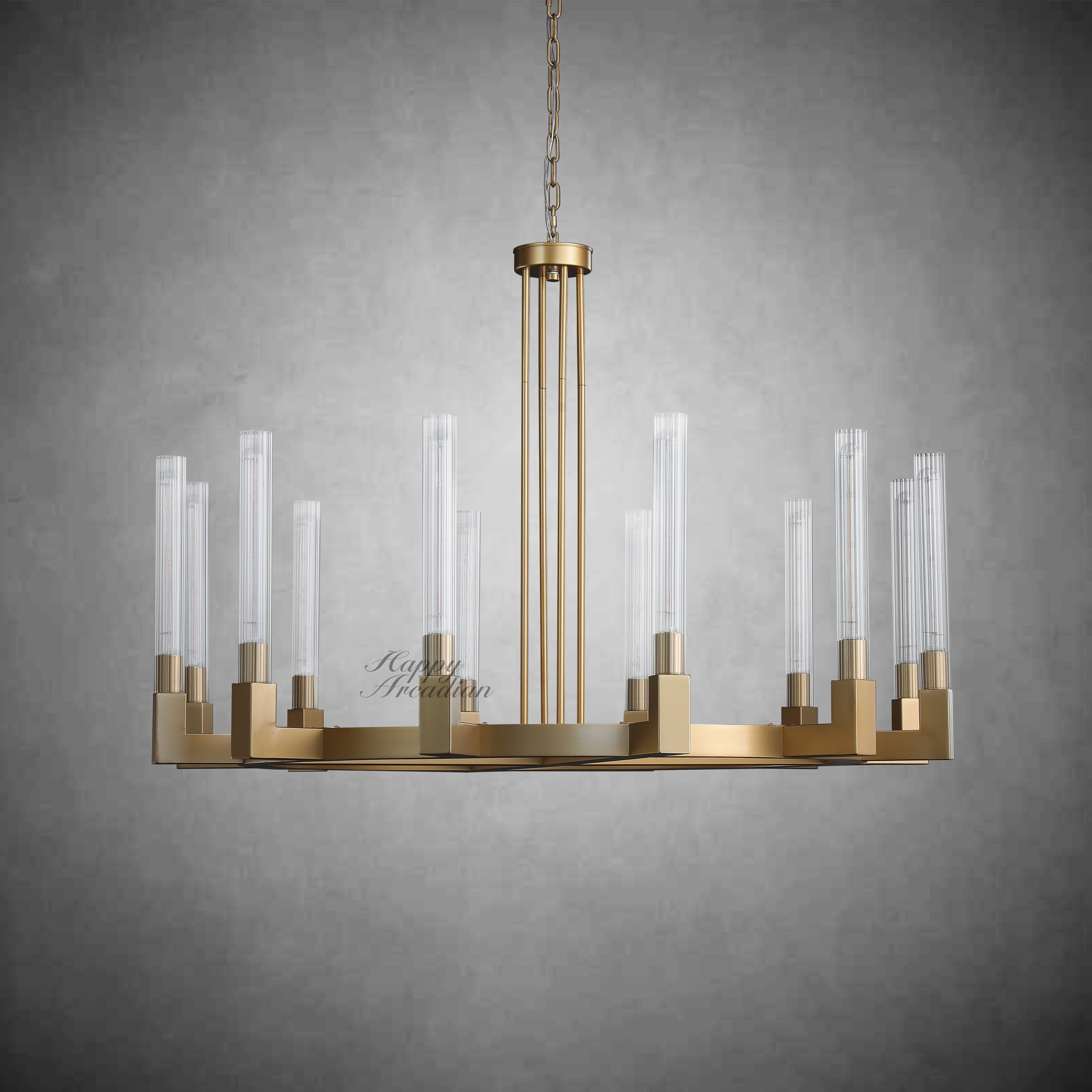 HA Candlestick Round Chandelier 36" 48''60'' 72"