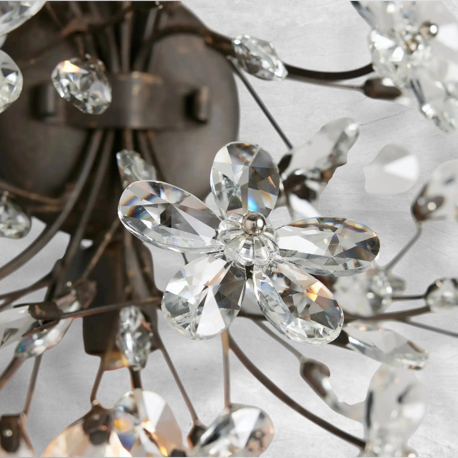Luster Gaze Veridian Bloom 2-Light Wall Sconce - Background Shot