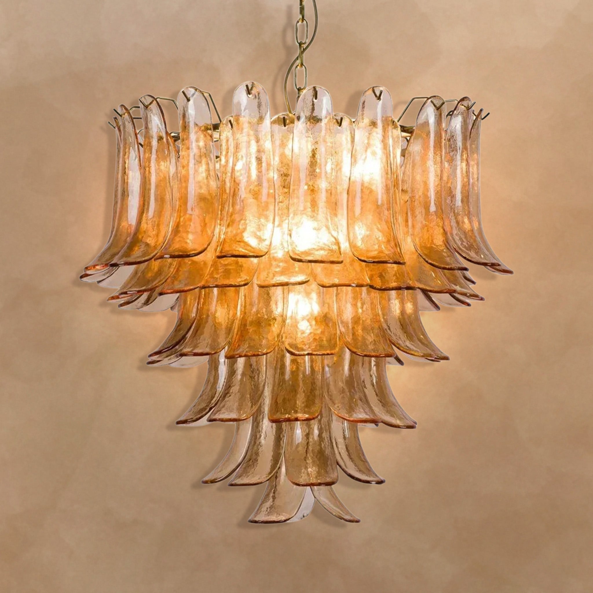 Amber Petalo Chandelier – 2 Sizes