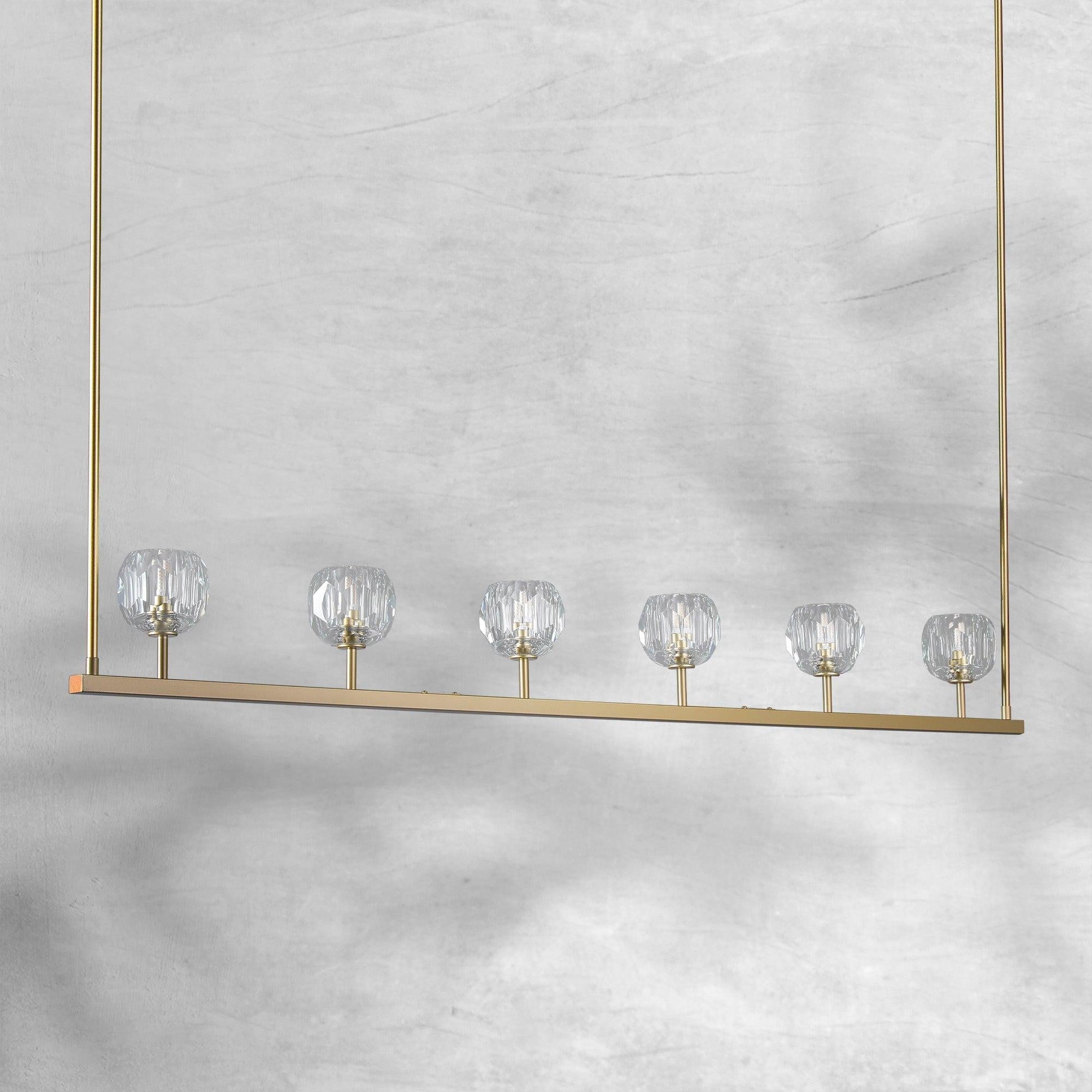 Bruma Ball Linear Chandelier 48” 60"
