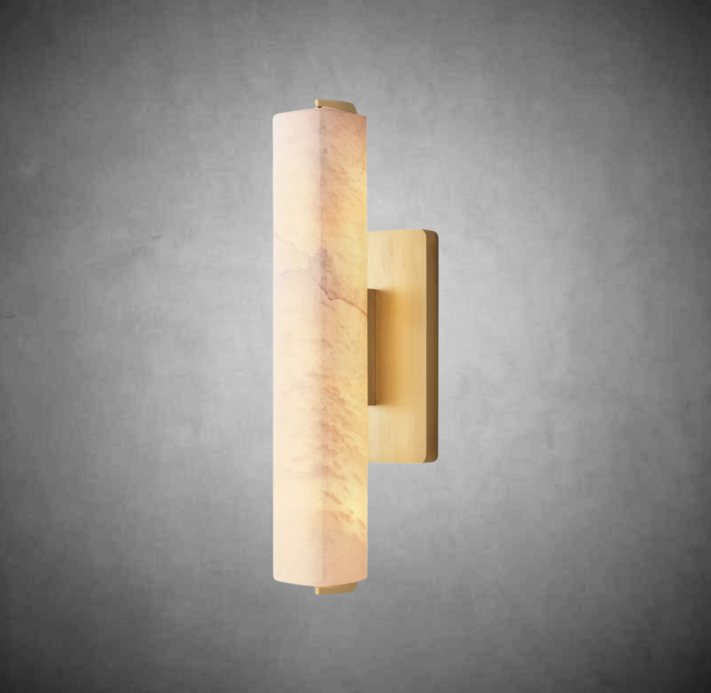 Aurivox Alabaster Single Sconce