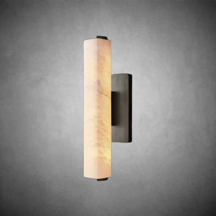 Aurivox Alabaster Single Sconce