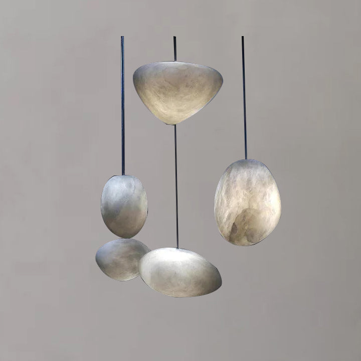 Sebastian Alabaster Natural Stone Pendant, Creative Pendant Light