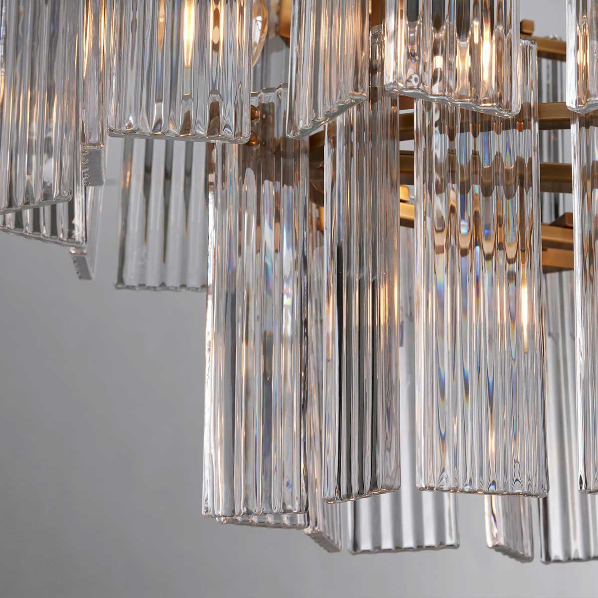Delsie Oval 2 Tiered Chandelier