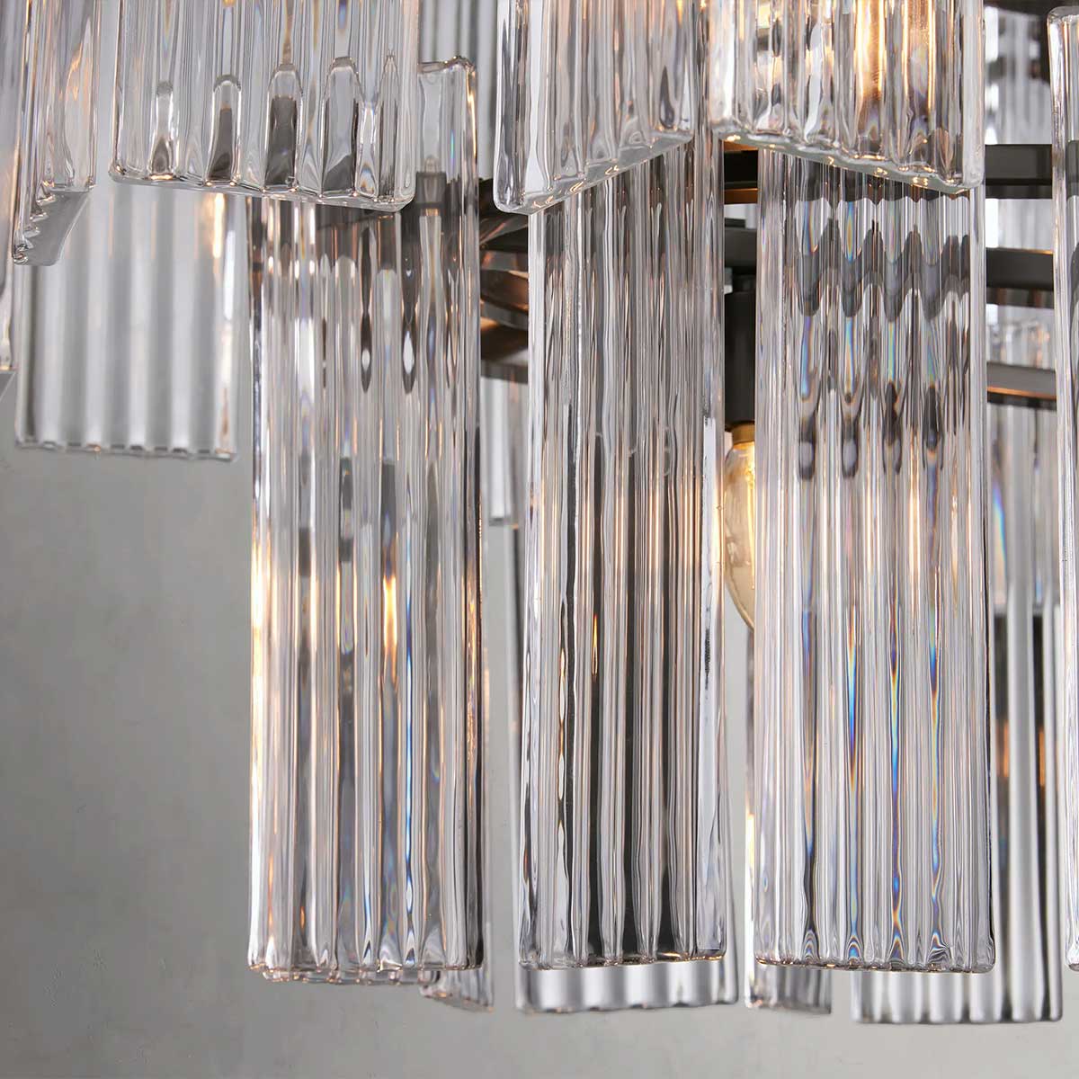 Delsie Oval 2 Tiered Chandelier