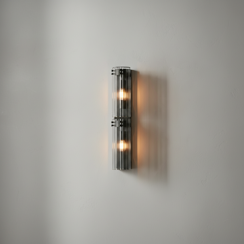 Luster Gaze Radiant Reeded Wall Sconce - Background Shot