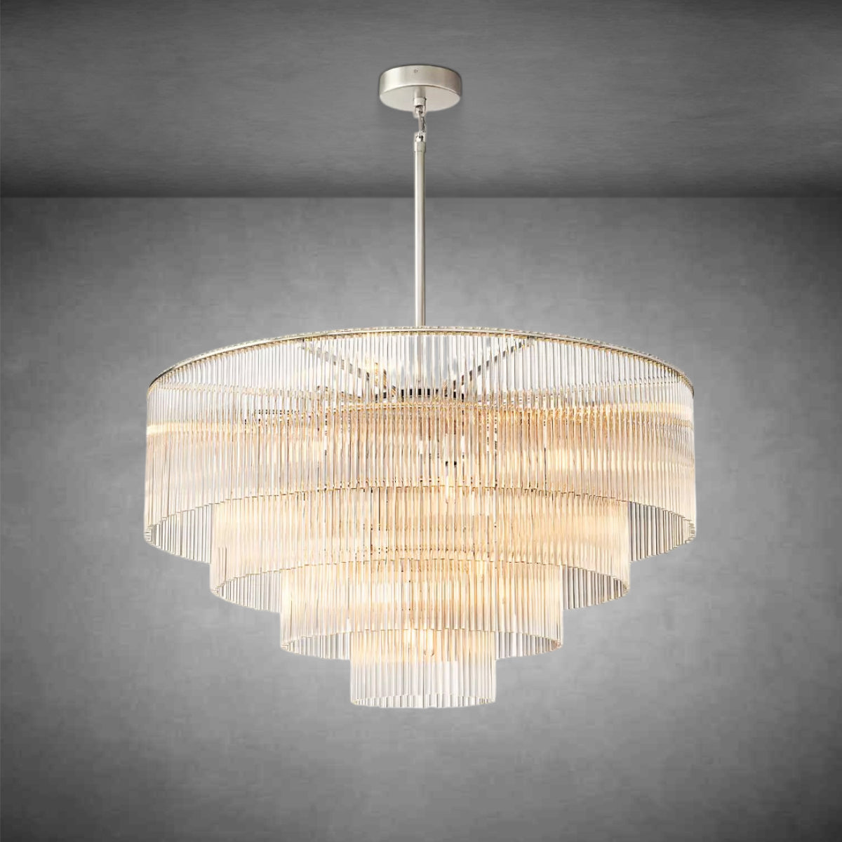 HA Amadeo Round Chandelier 40" for living room