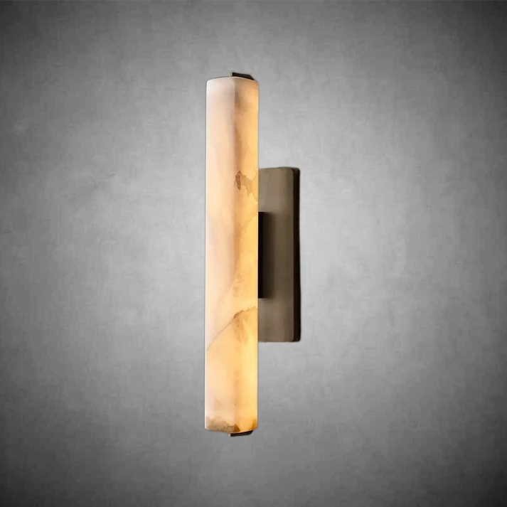 Aurivox Alabaster Single Sconce