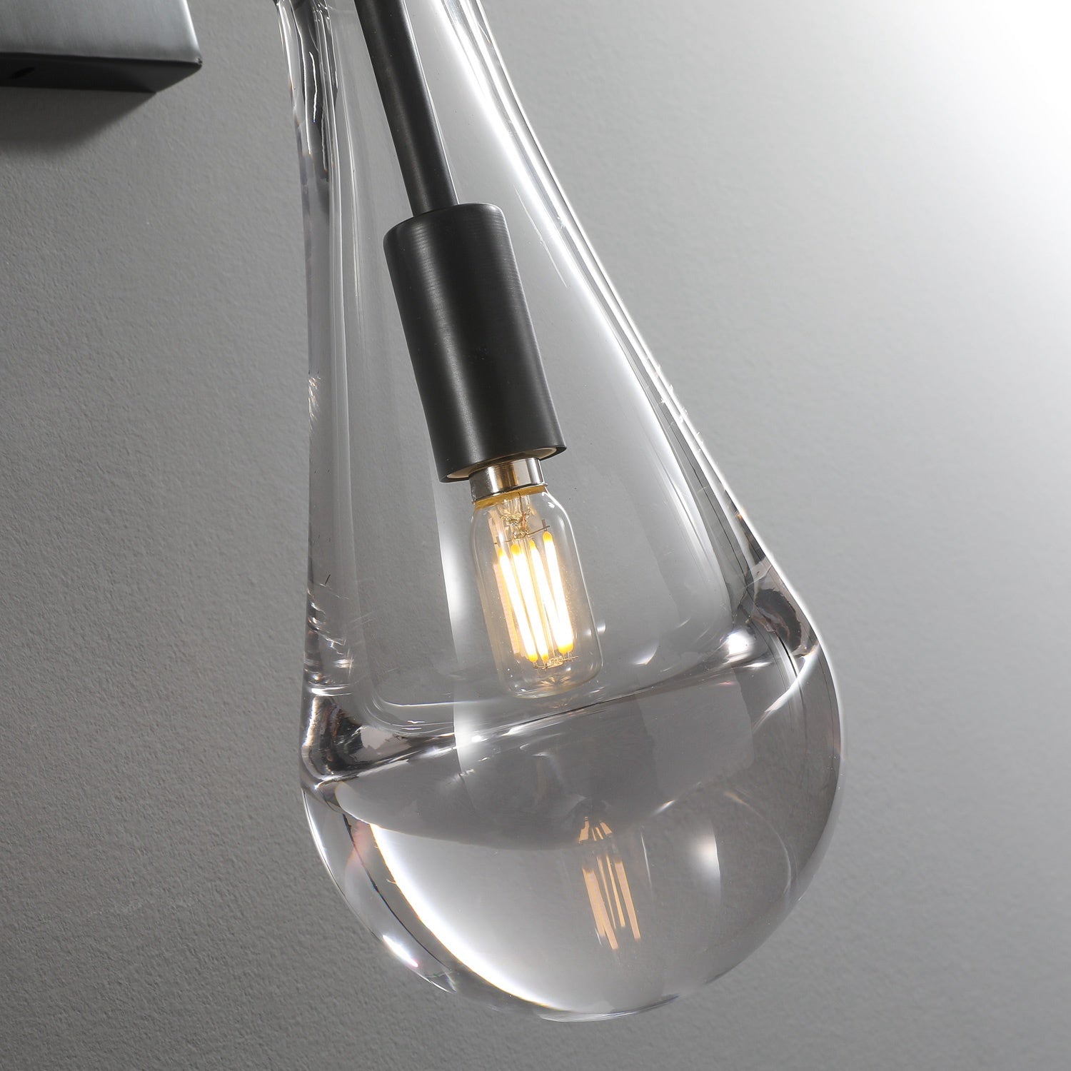 Raindrop Glass Wall Sconce Cord