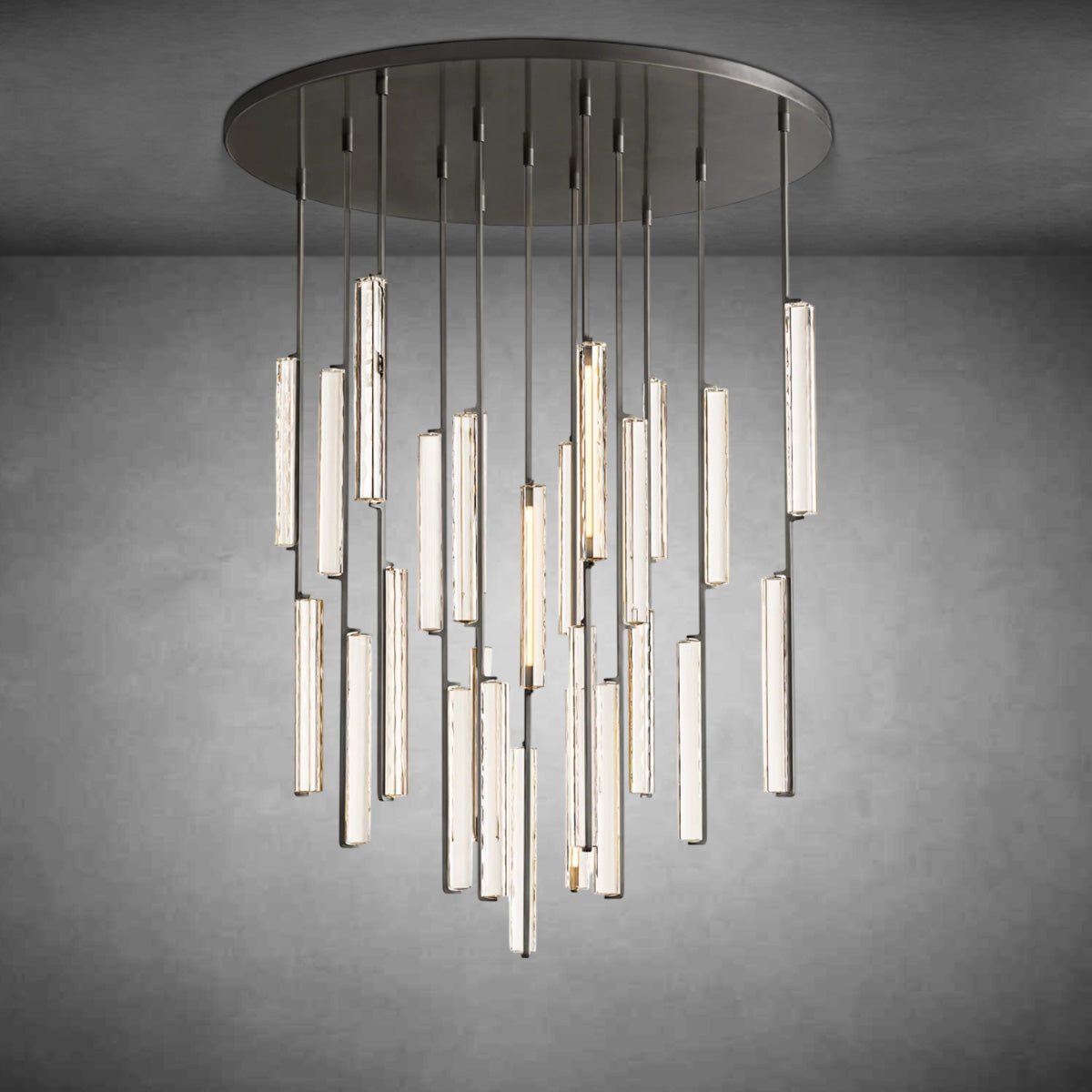 Aurivox Crystal Round Chandelier