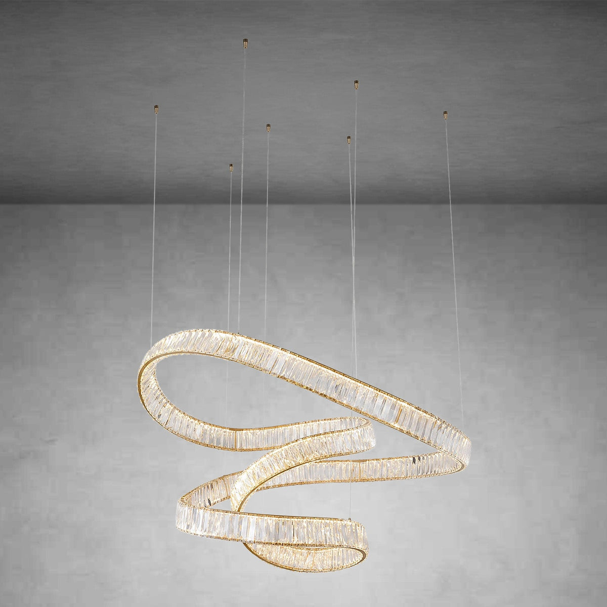 LED Rod Chandelier