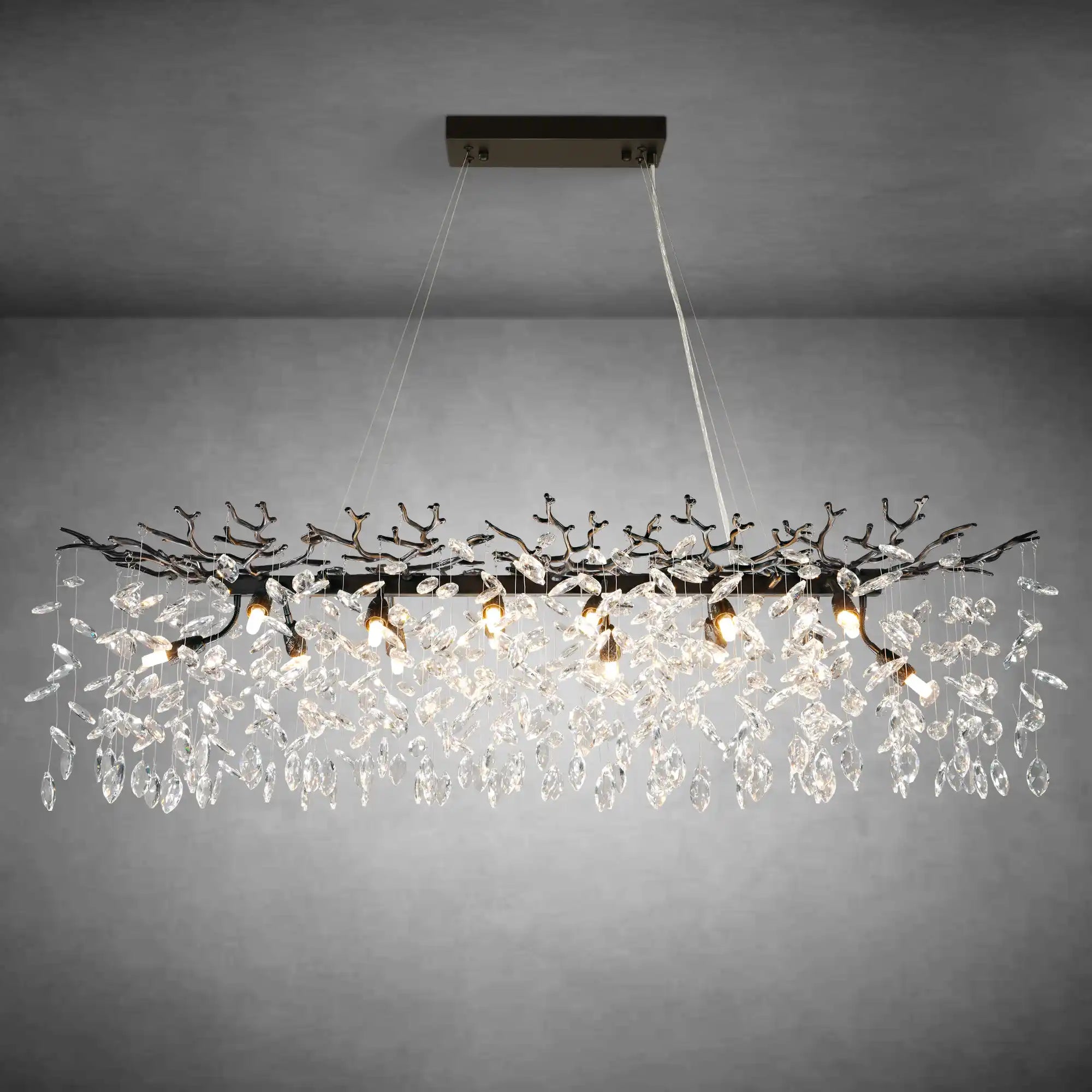 K9 Crystal Branch Chandelier