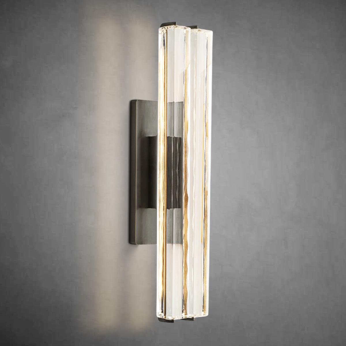 Aurivox Crystal Double Sconce