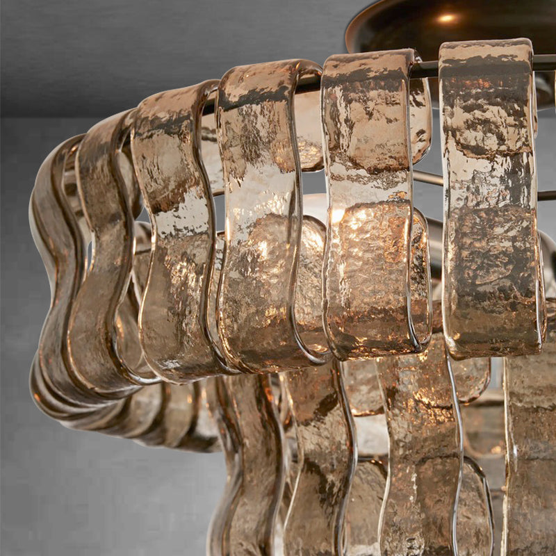 Ghiaccio Glass Flushmount