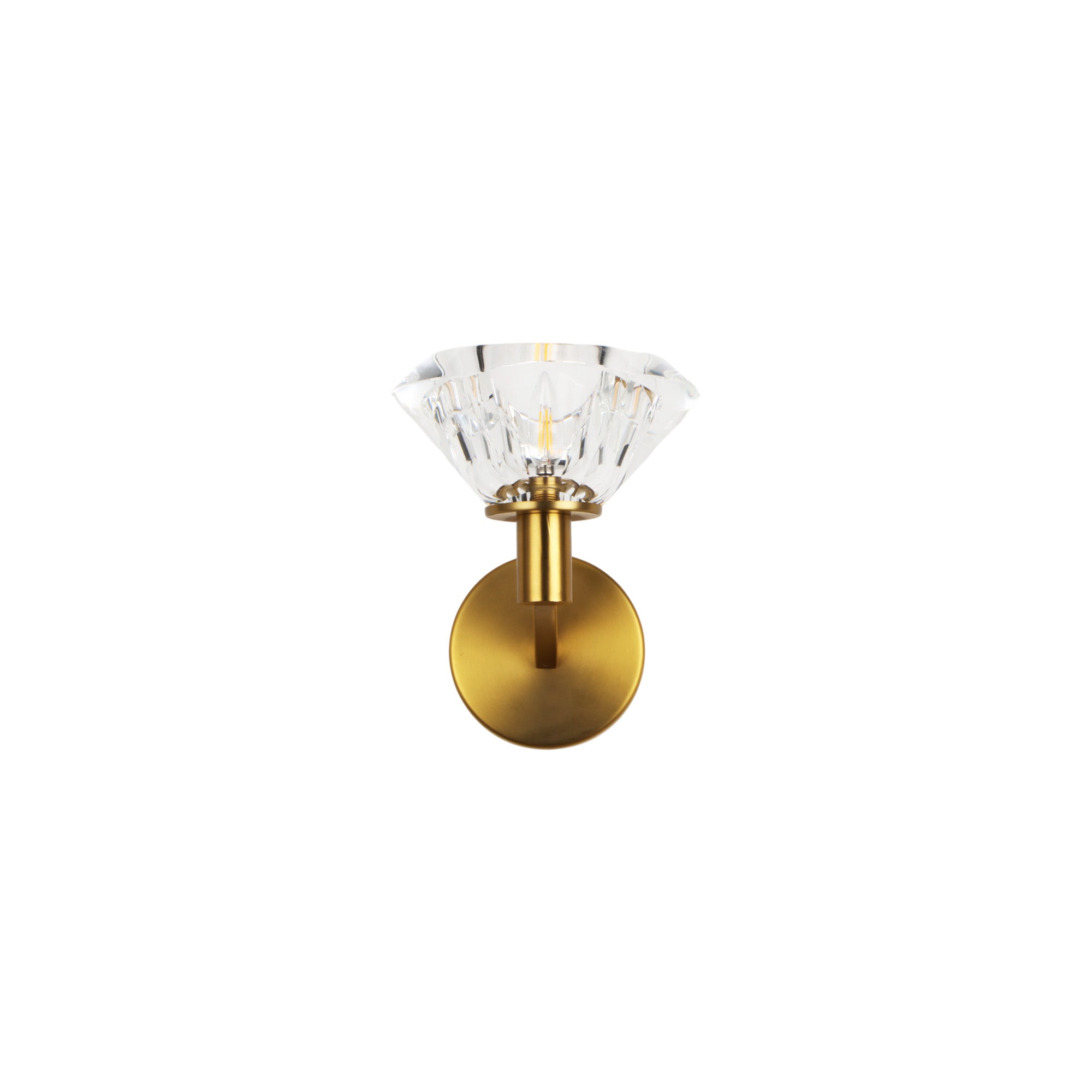 K9 Crystal Cup Wall Sconce