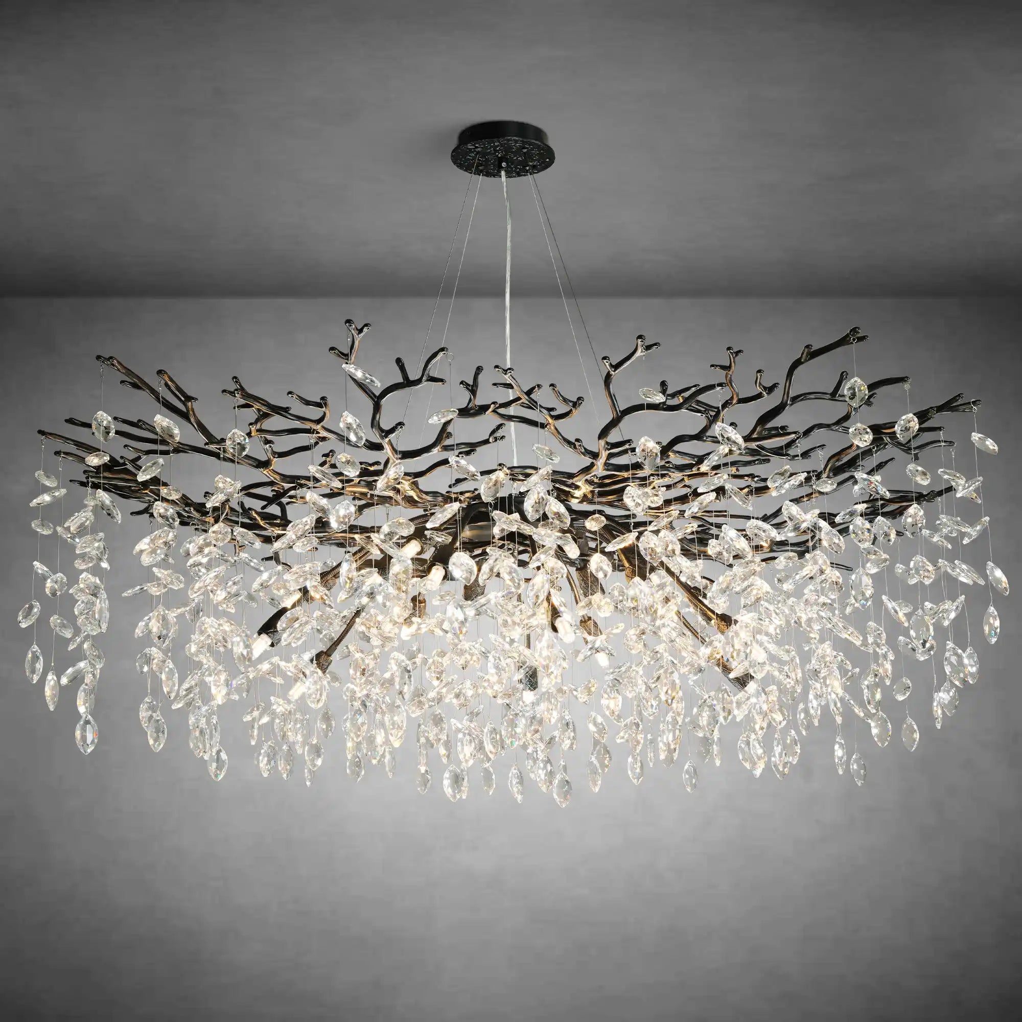 K9 Crystal Branch Chandelier