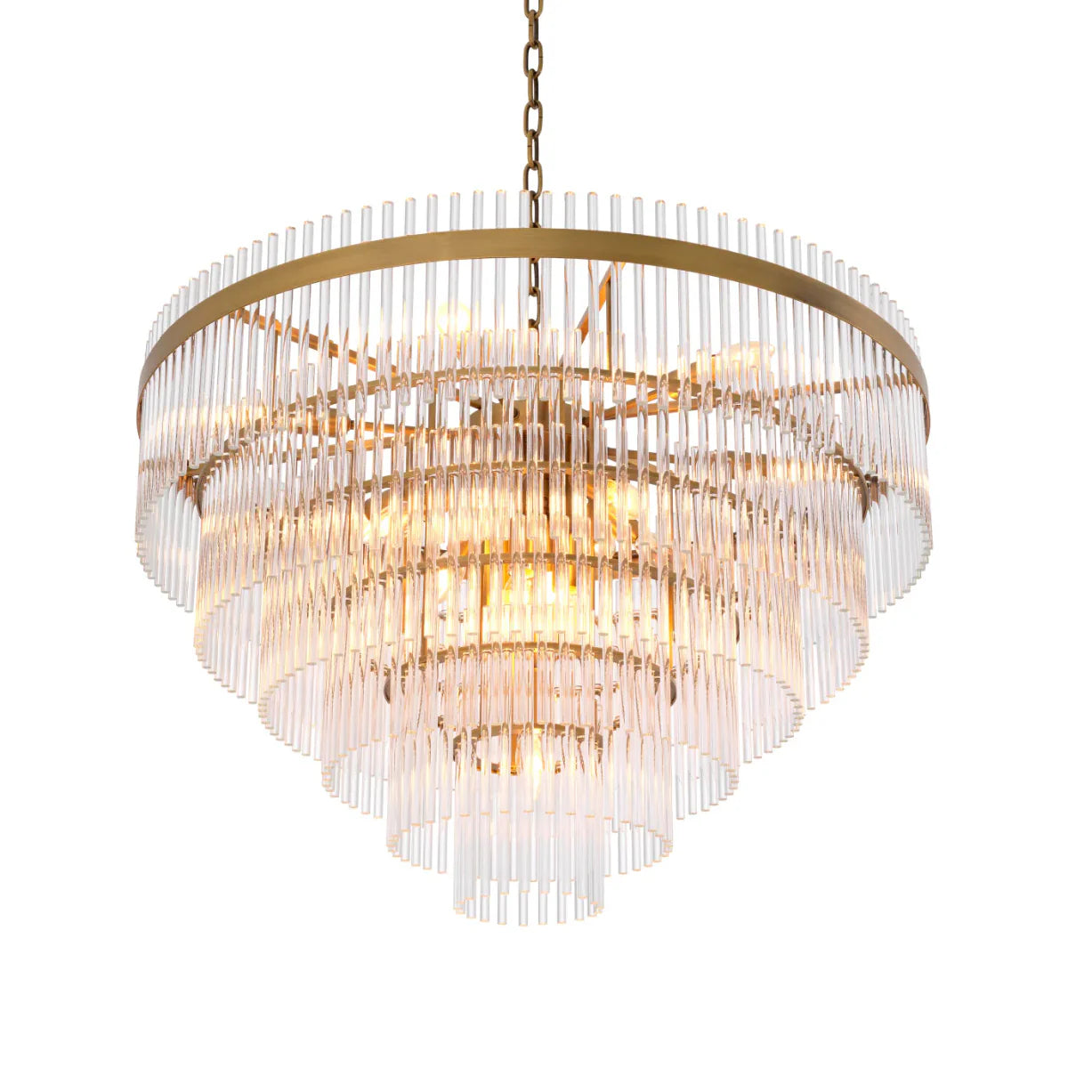 East Single Modern Glass Chandeliers