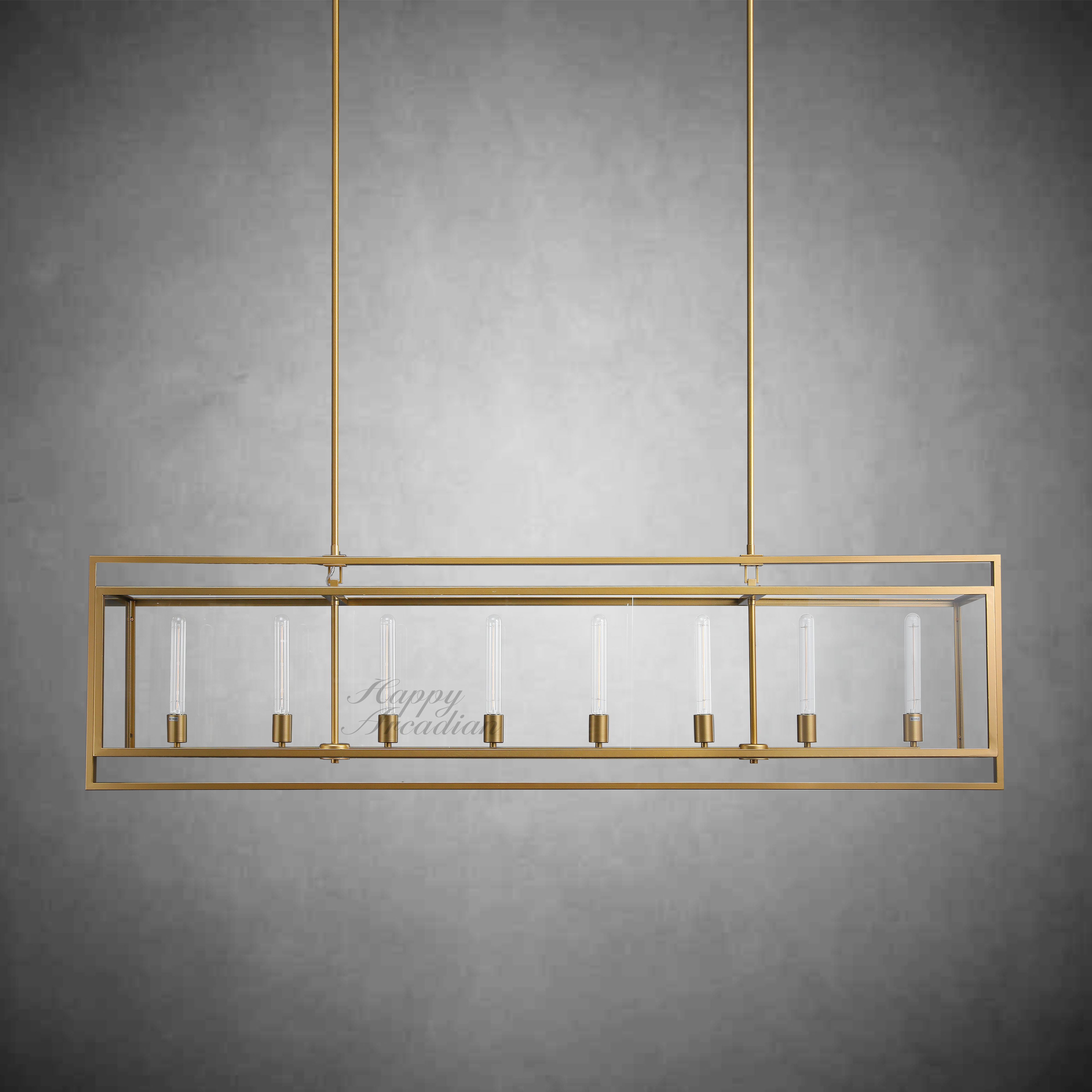 Verao Glass Rectangular Chandelier
