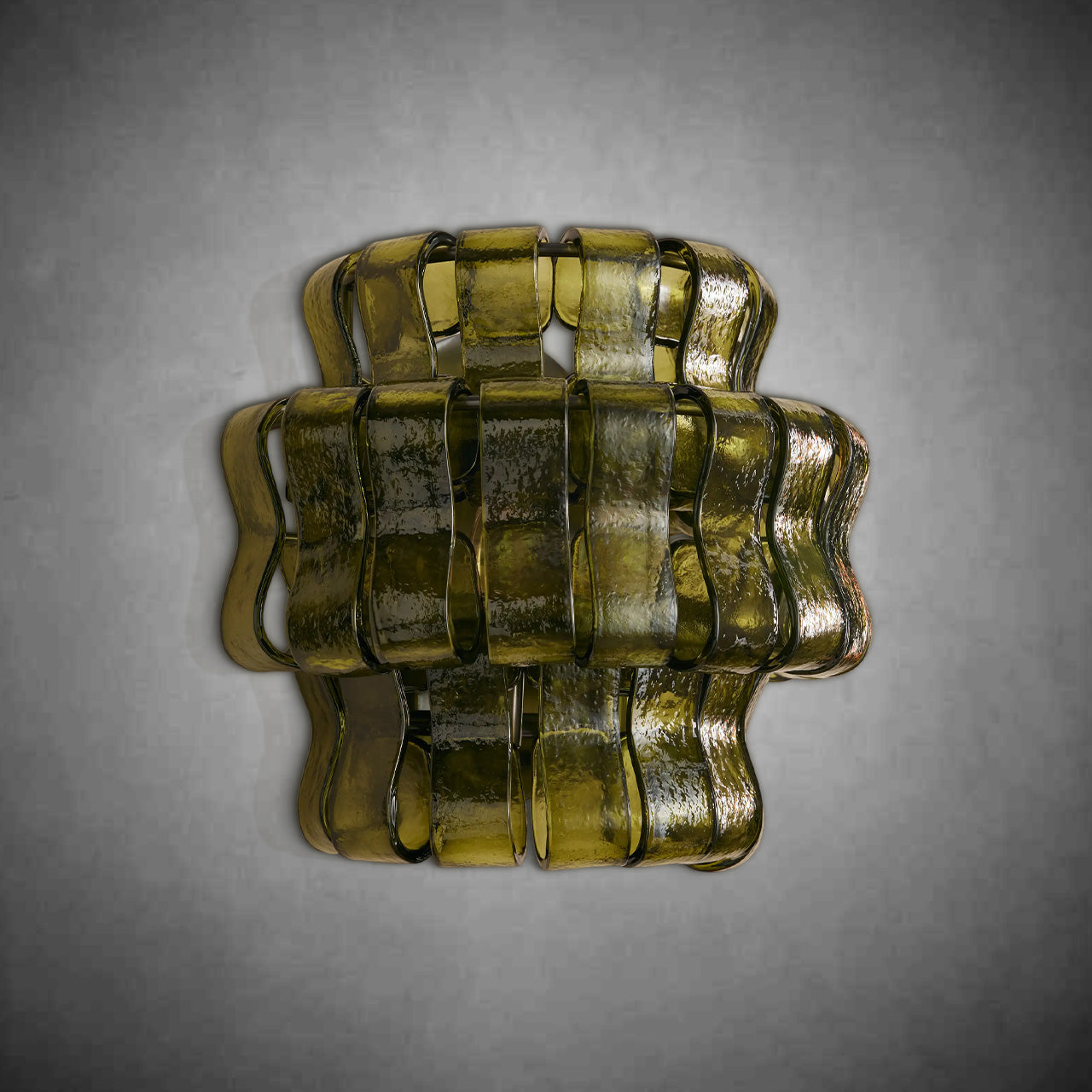Ghiaccio Glass Wall Sconce