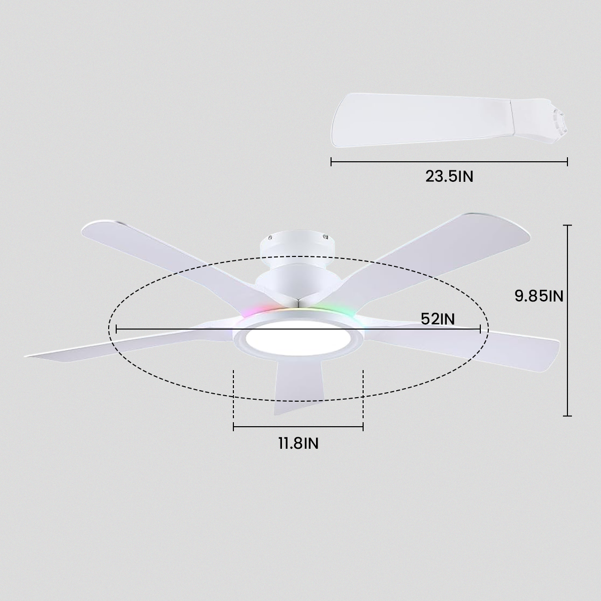 Breeze Harmony Ceiling Fans with Lights
