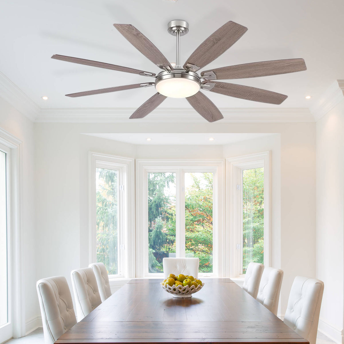 Zephyra Ceiling Fans with Lights 66"