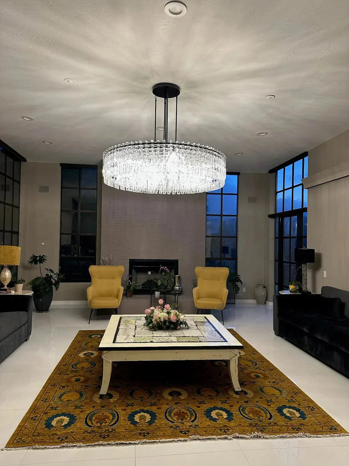 Seraphina Round Chandelier 36''48''60"