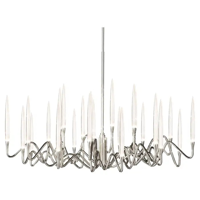 Elijah Crystal Round Chandelier D33'' 47'' 55''