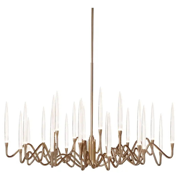 Elijah Crystal Round Chandelier D33'' 47'' 55''