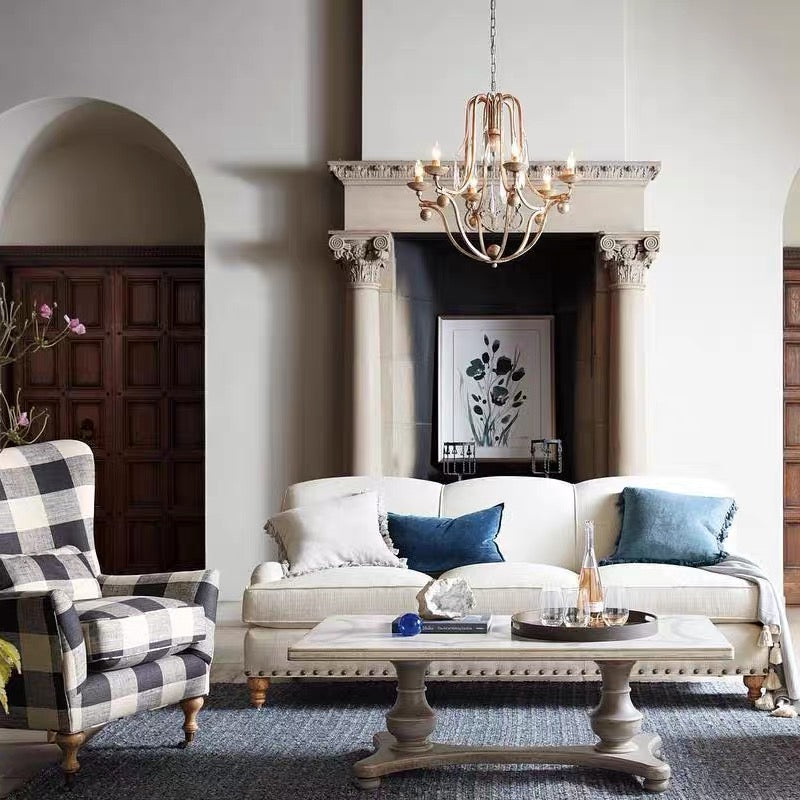 Gothic Bonita Chandelier- Silver