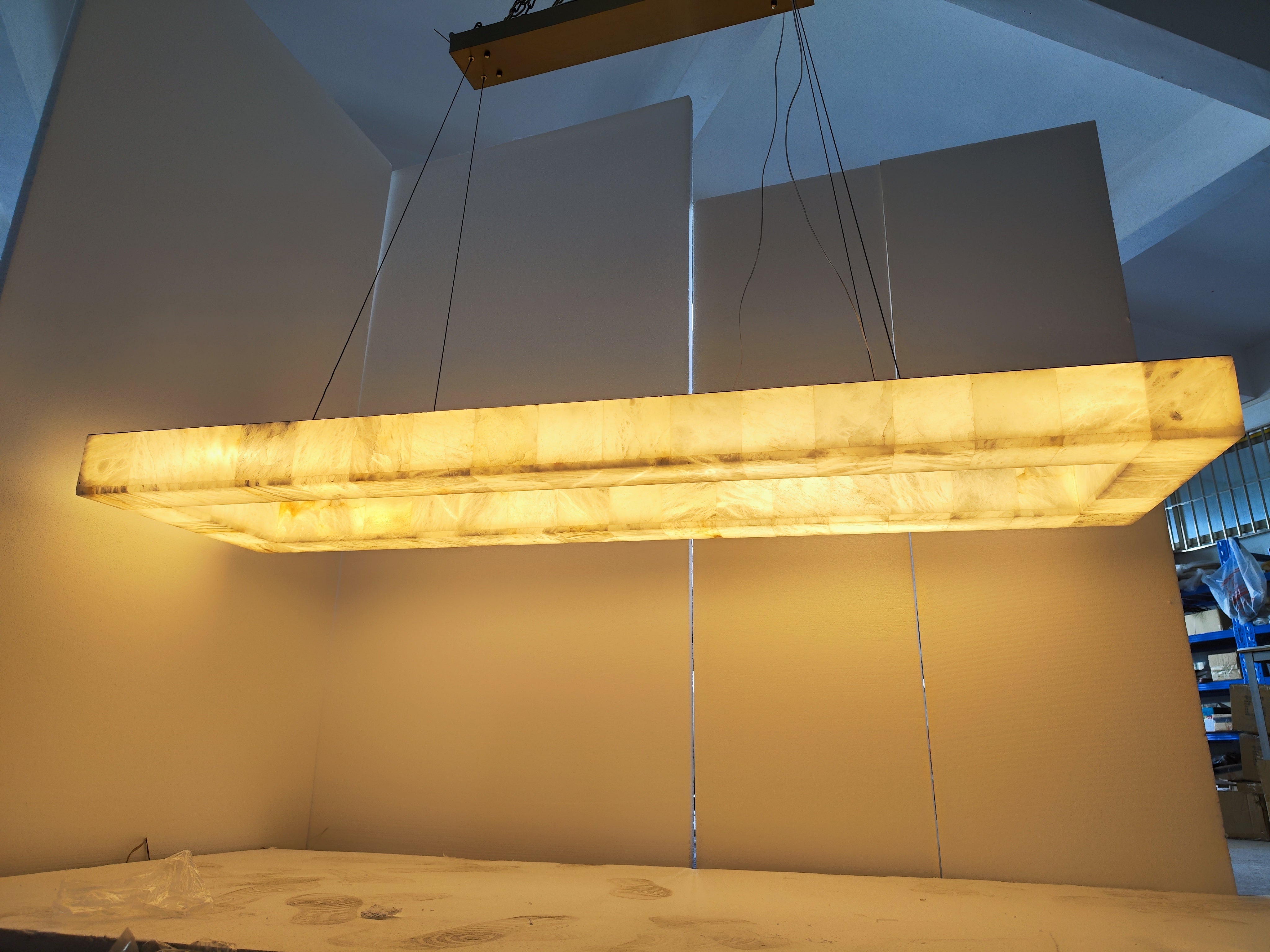 HA Cressida Rectangle Chandelier 54" 72''