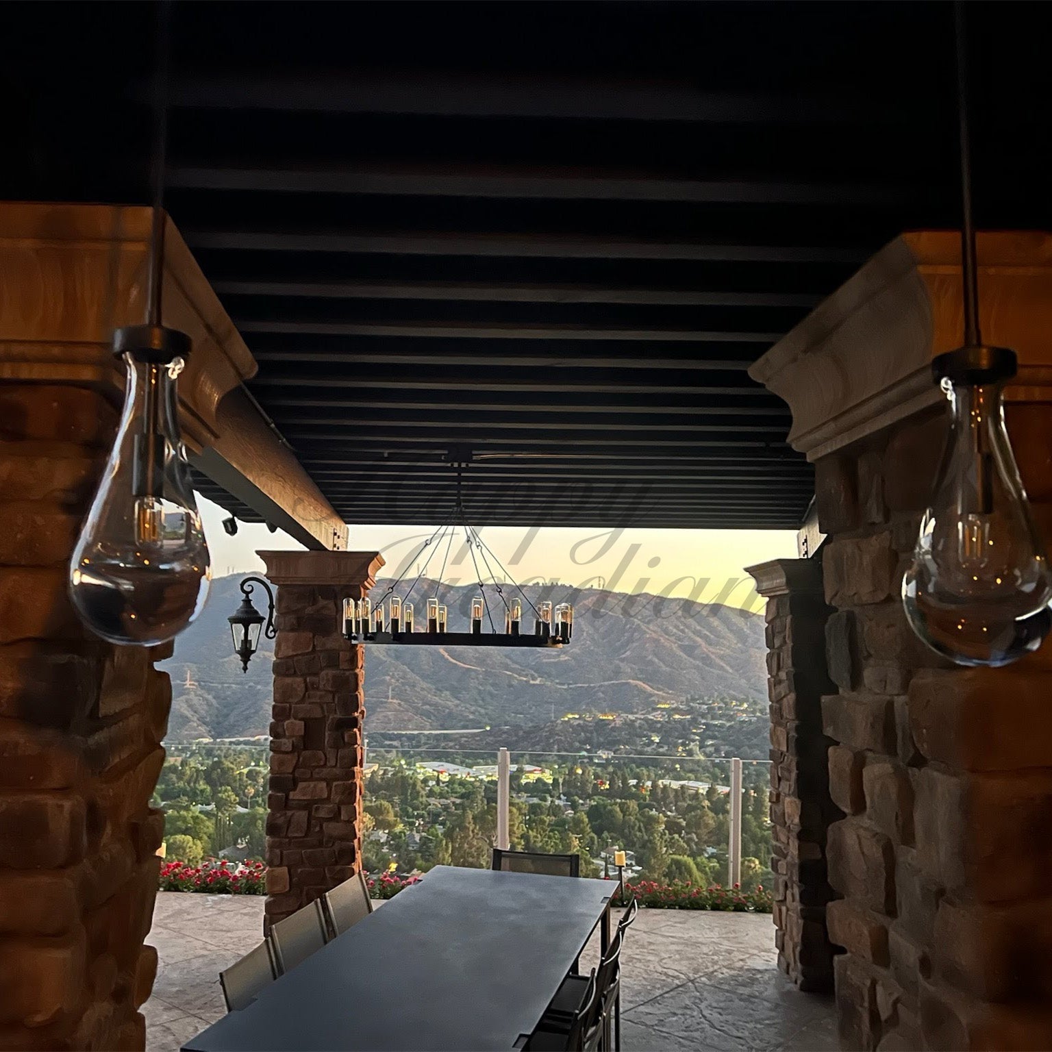 HA Radiant Vintage Lamps, Outdoor Chandelier Lighting