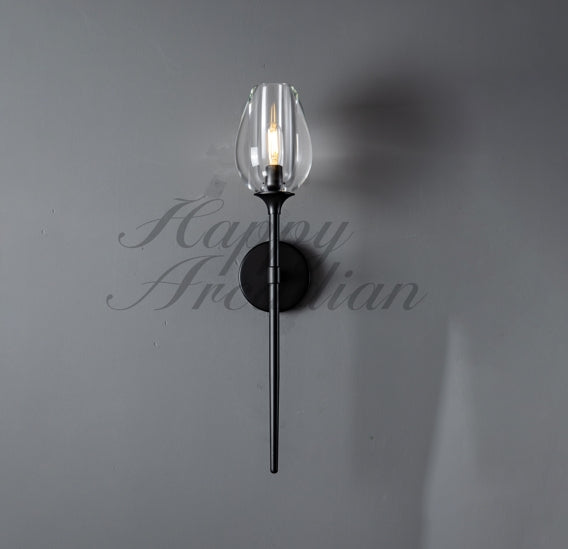 Harper Tulpe Modern Glass Wall Sconce