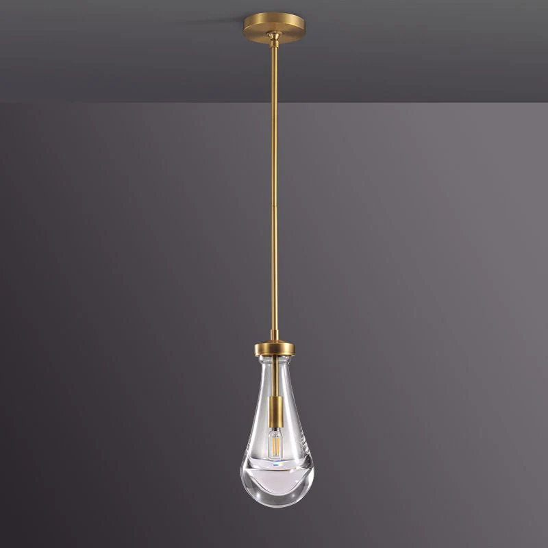 HA Modern Luxury Raindrop Pendant Light (Rod)