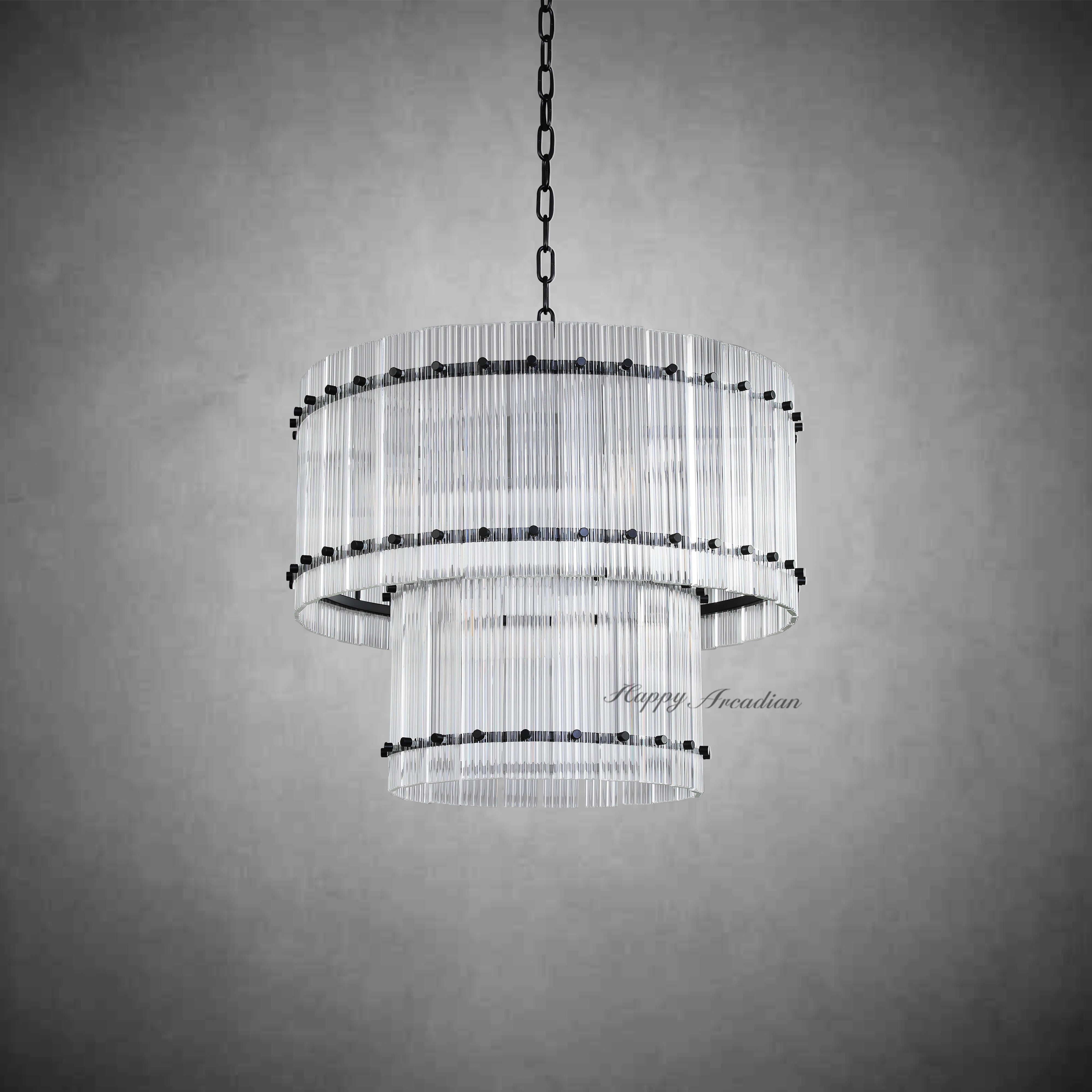HA Damian TWO-TIER Round Chandelier