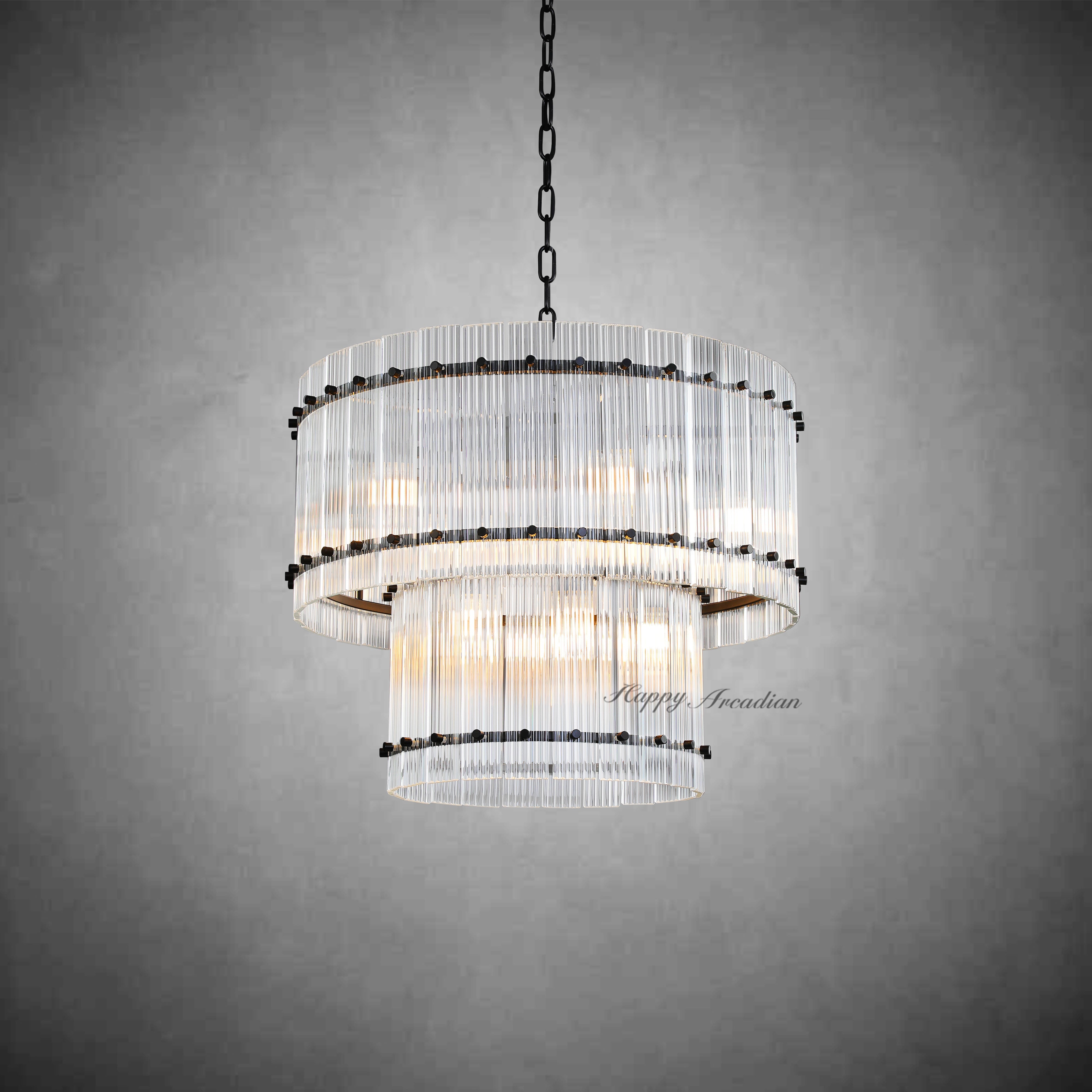 HA Damian TWO-TIER Round Chandelier